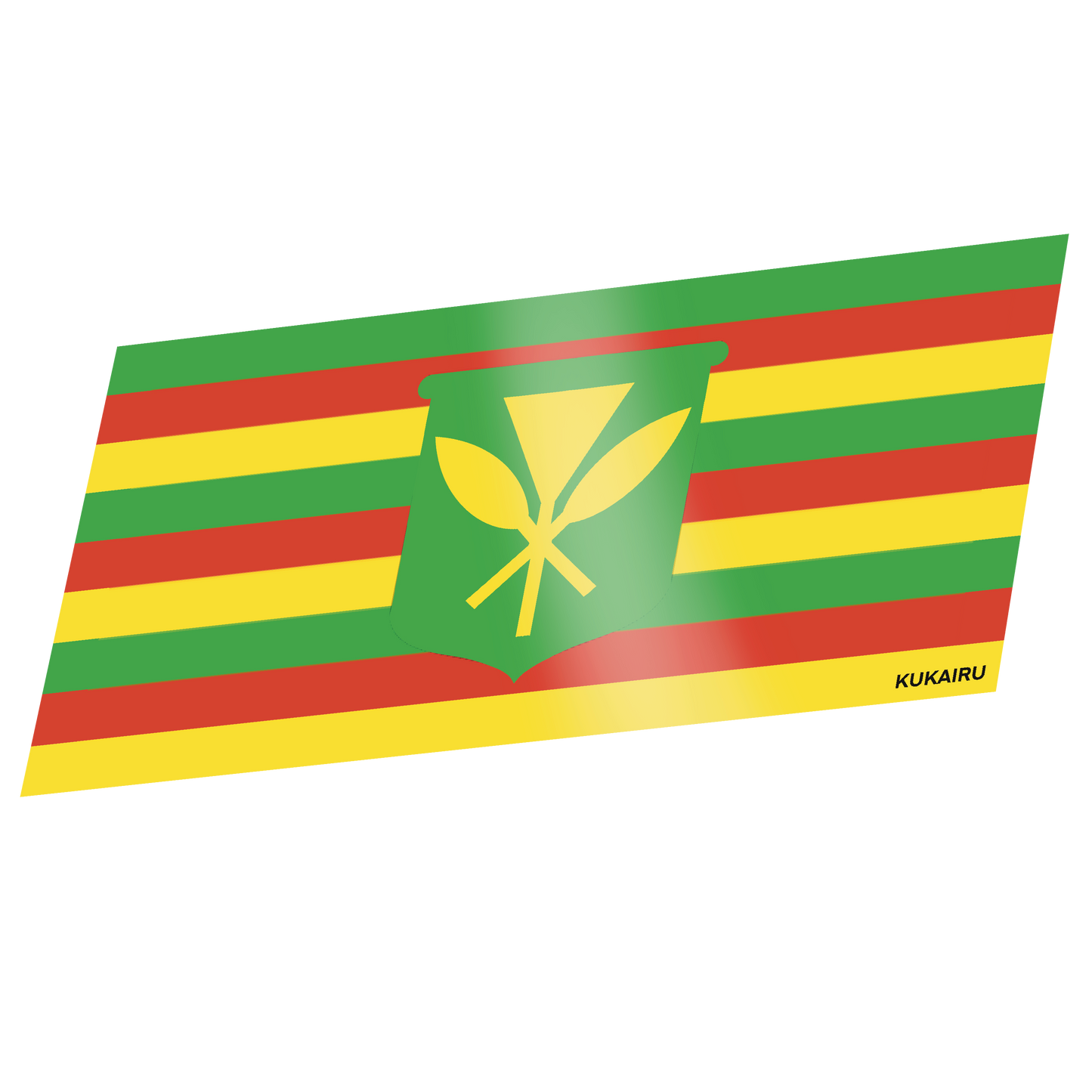 Hawaiian Sovereignty Flag Sticker