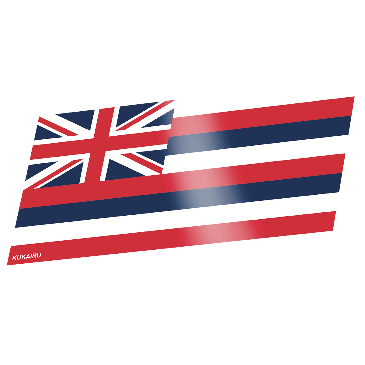 Hawaiian State Flag Sticker